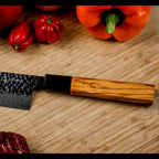 Couteau Gyuto 20 cm – Damas VG-10 et Bois d’Olivier Yoshida