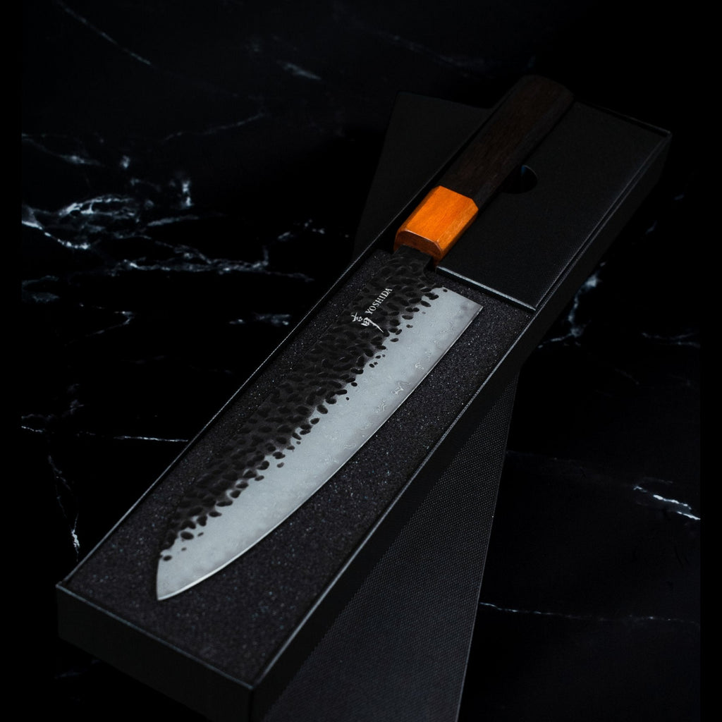 Couteau Gyuto 20 cm – Damas VG-10 Pakkawood Yoshida