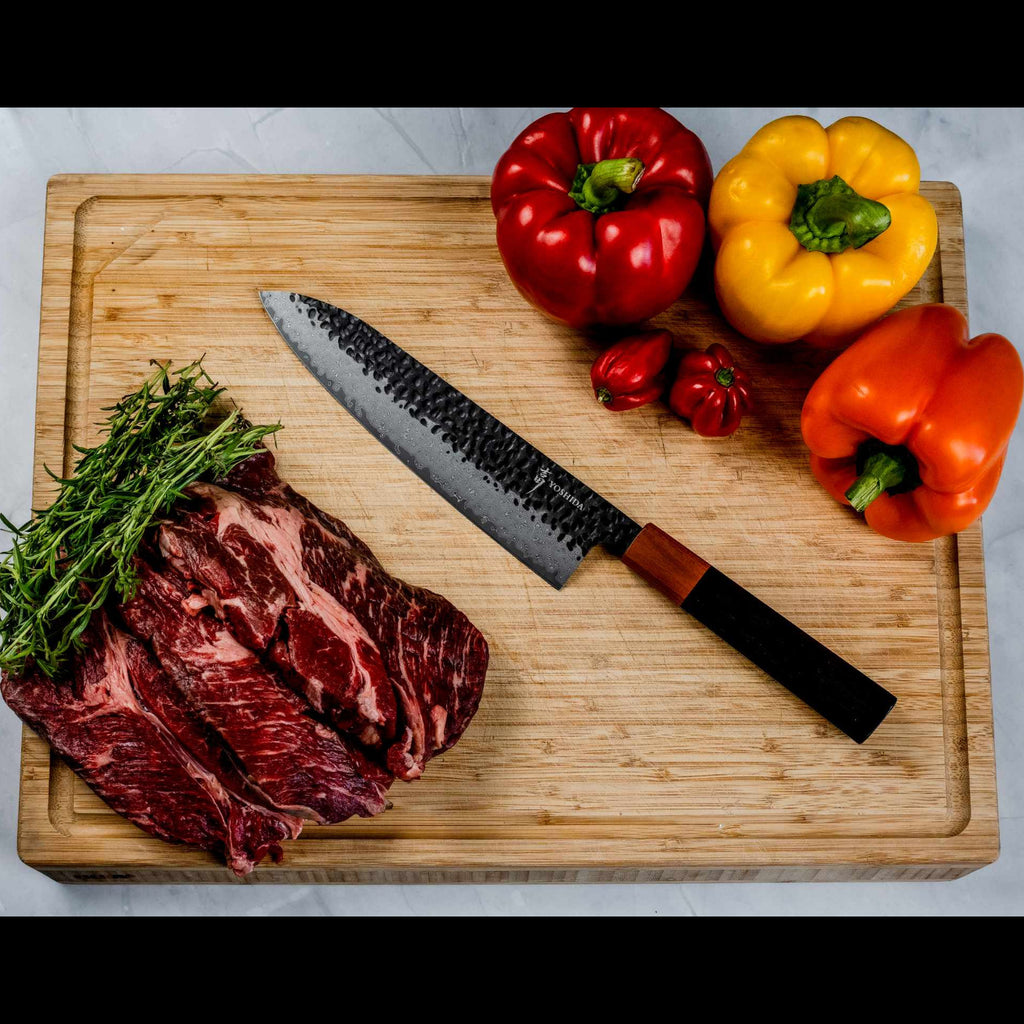 Couteau Gyuto 20 cm – Damas VG-10 Pakkawood Yoshida