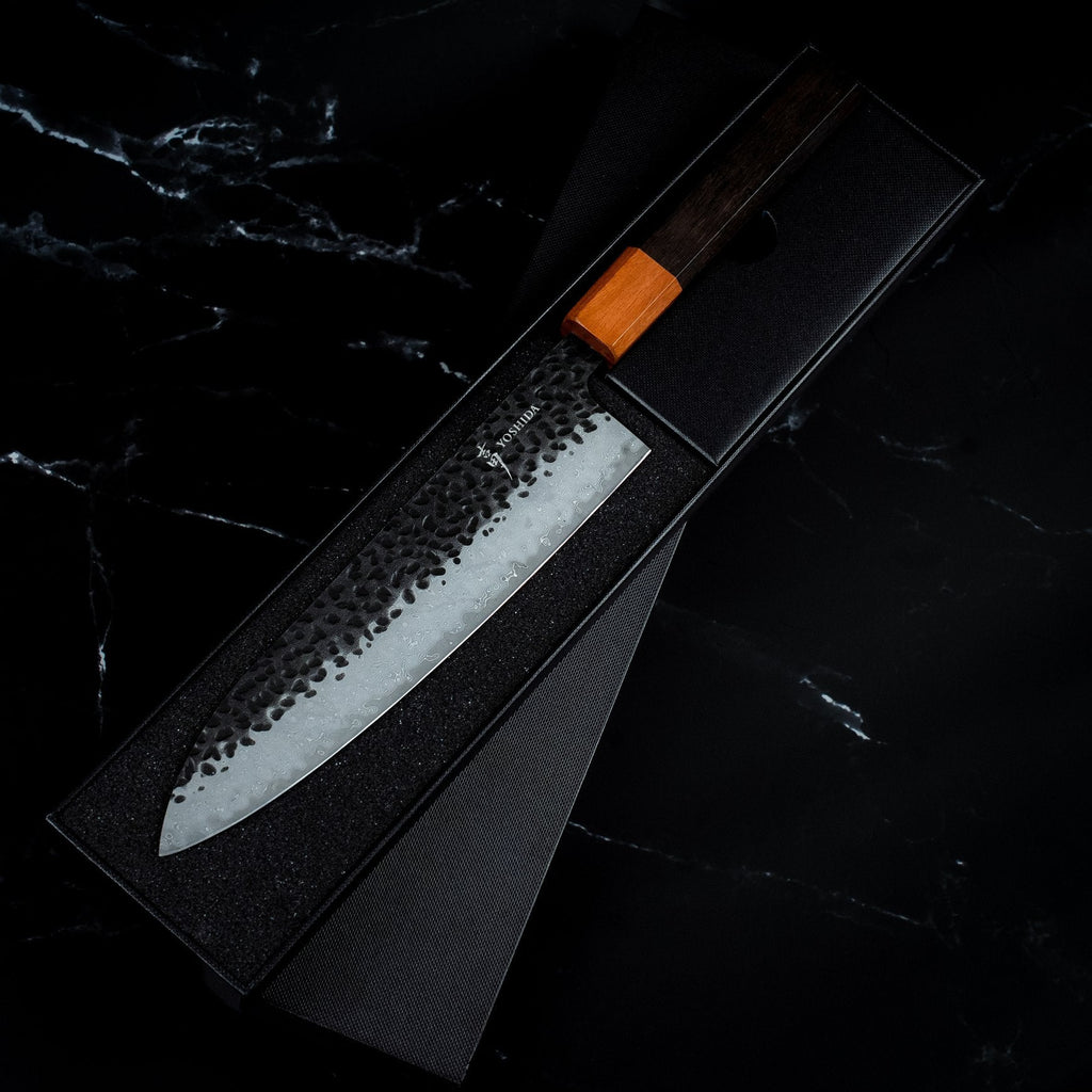 Couteau Gyuto 20 cm – Damas VG-10 Pakkawood Yoshida