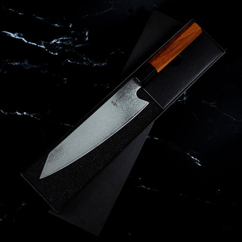 Couteau Kiritsuke 20 cm – Damas VG-10 Bois de Rose Yoshida