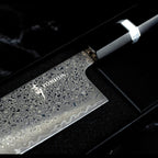 Couteau Kiritsuke 18 cm – Damas AUS-10 Manche en Bois Yoshida