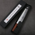 Couteau Kiritsuke japonais 20 cm en acier 440C présenté dans son coffret noir premium