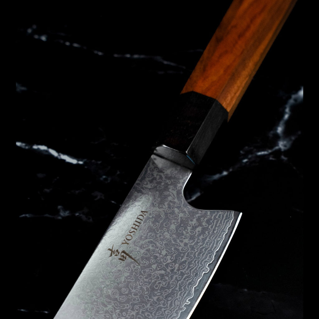 Couteau Kiritsuke 20 cm – Damas VG-10 Bois de Rose Yoshida