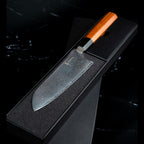 Couteau Santoku 17 cm – Damas Aus-10 Bois de Rose Yoshida