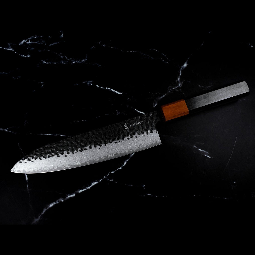Couteau Gyuto 20 cm – Damas VG-10 Pakkawood Yoshida