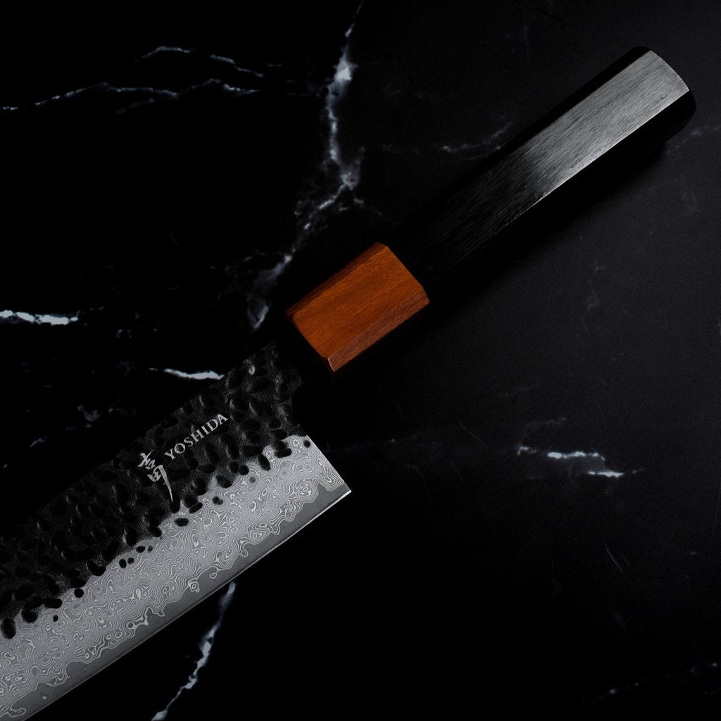 Couteau Gyuto 20 cm – Damas VG-10 Pakkawood Yoshida